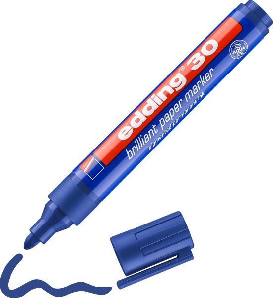 Edding permanent marker 30 30-3 blau - Edding-30-3-4004764305100-03.jpg