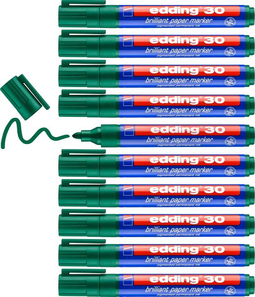 Edding permanent marker 30 30-4 grün - Edding-30-4-4004764305117-04.jpg