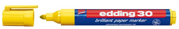 Edding permanent marker 30 1,5-3mm 30-5 gelb - Edding-30-5-4004764064458