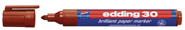 Edding permanent marker 30 1,5-3mm 30-7 braun - Edding-30-7-4004764064519