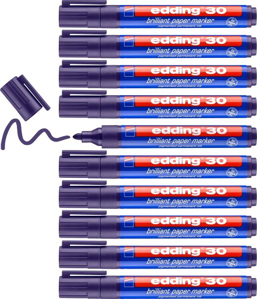 Edding permanent marker 30 1,5-3mm 30-8 violett - Edding-30-8-4004764064540-04.jpg