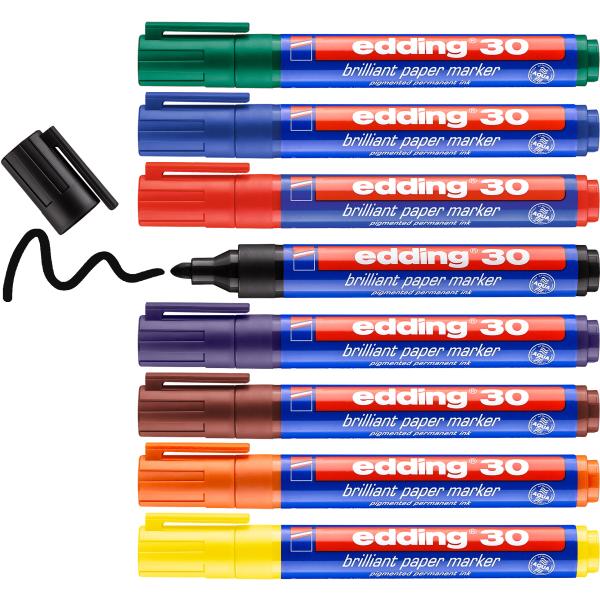 Edding permanent marker 30 30-e8 8 farben ass. - Edding-30-e8-4004764099795-03.jpg