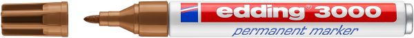 Edding permanent marker 3000 1,5-3mm 3000-13 ocker - Edding-3000-13-4004764008087