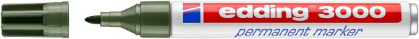 Edding permanent marker 3000 1,5-3mm 3000-15 olivgrün - Edding-3000-15-4004764008100
