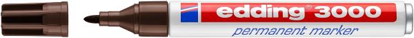 Edding permanent marker 3000 1,5-3mm 3000-18 dunkelbraun - Edding-3000-18-4004764008131-02.jpg