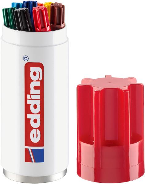 Edding permanent marker 3000 1,5-3mm 3000-box8 8 farben, dose - Edding-3000-box8-4004764947201-02.jpg