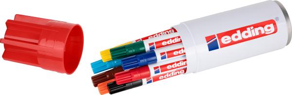 Edding permanent marker 3000 1,5-3mm 3000-box8 8 farben, dose - Edding-3000-box8-4004764947201-04.jpg