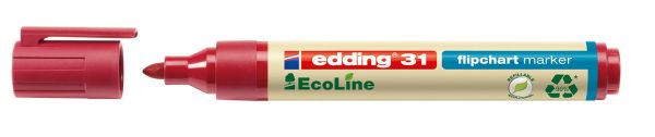 Edding flipchart marker 31 1.5-3mm 31-2 rot - Edding-31-2-4004764947072