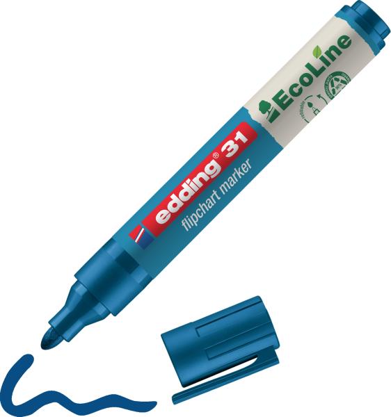 Edding flipchart marker 31 1.5-3mm 31-3 blau - Edding-31-3-4004764947102-03.jpg