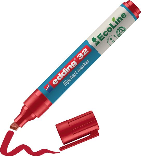 Edding flipchart marker 32 1-5mm 32-2 rot - Edding-32-2-4004764946952-03.jpg