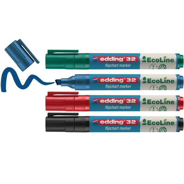 Edding flipchart marker 32 1-5mm 32-e4 4er etui - Edding-32-e4-4004764957811-02.jpg