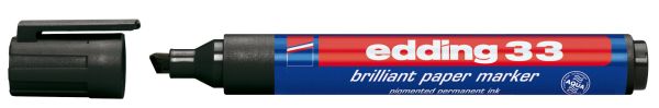 Edding permanent marker 33 33-1 schwarz - Edding-33-1-4004764304851