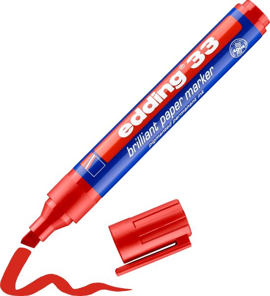 Edding permanent marker 33 33-2 rot - Edding-33-2-4004764304868-03.jpg