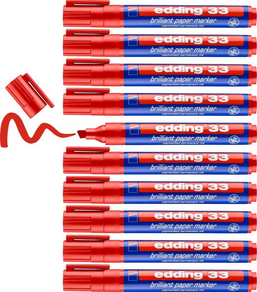Edding permanent marker 33 33-2 rot - Edding-33-2-4004764304868-04.jpg