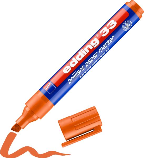 Edding permanent marker 33 1-5mm 33-6 orange - Edding-33-6-4004764064601-03.jpg