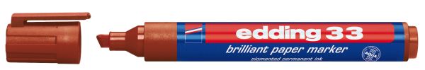 Edding permanent marker 33 1-5mm 33-7 braun - Edding-33-7-4004764064632
