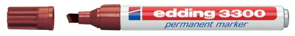 Edding permanent marker 3300 1-5mm 3300-7 braun - Edding-3300-7-4004764010257