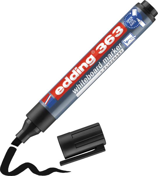 Edding whiteboard marker 363 1-5mm 363-001 schwarz - Edding-363-001-4004764000128-03.jpg