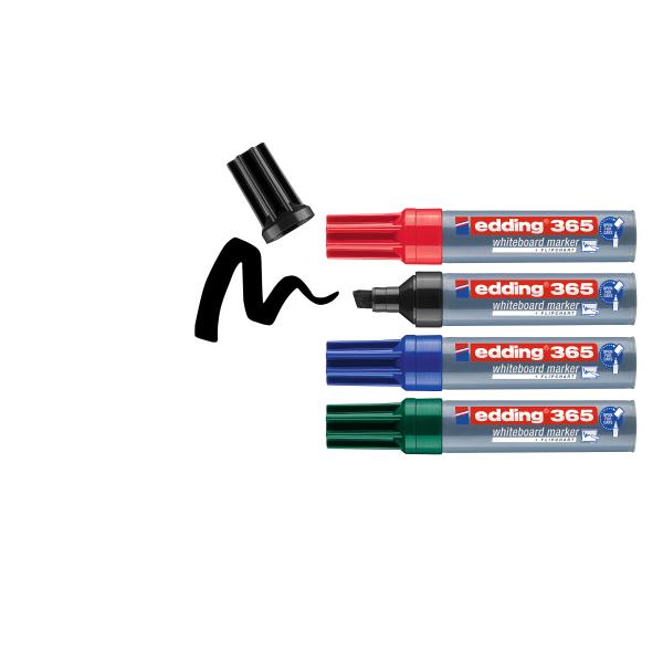 Edding whiteboard marker 365 2-7mm 365-e4 schwarz,rot,blau,grün 4 stk. - Edding-365-e4-4004764105458-02.jpg