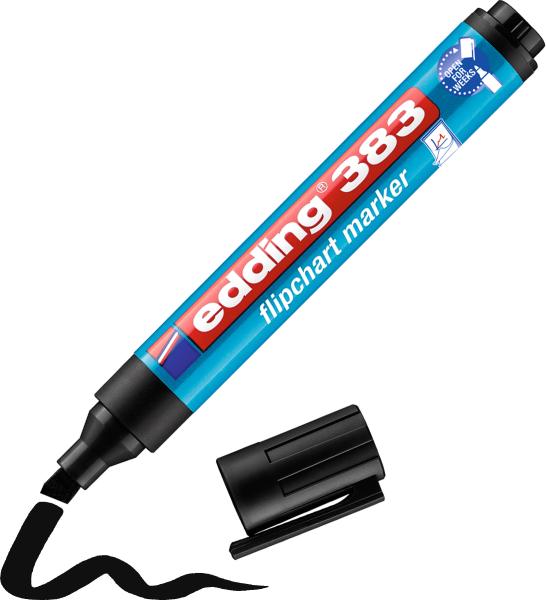 Edding flipchart marker 383 1-5mm 383-1 schwarz - Edding-383-1-4004764013814-03.jpg
