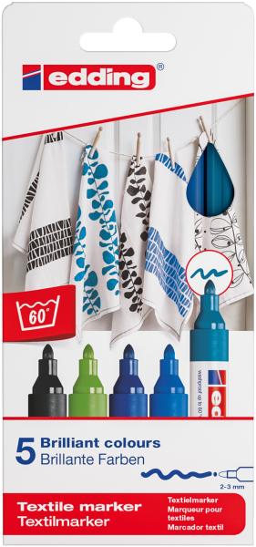 Edding textilmarker 4500 3950 cool color 5 stück - Edding-3950-4057305013132-02.jpg