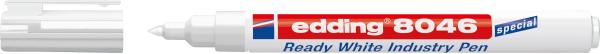 Edding permanent marker 8046 4-8046049 ready white industry pen - Edding-4-8046049-4057305061089