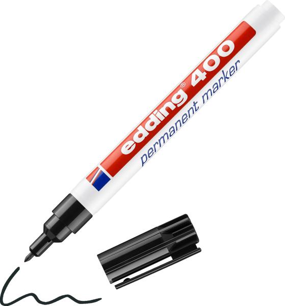 Edding permanent marker 400 -1mm 400-1 schwarz - Edding-400-1-4004764315772-04.jpg