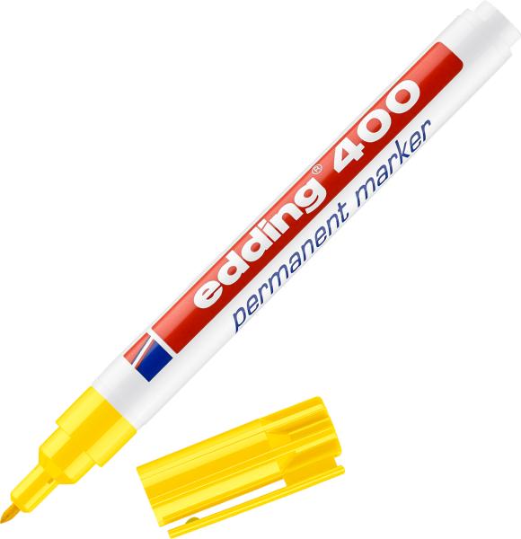 Edding permanent marker 400 1mm 400-5 gelb - Edding-400-5-4004764315819-03.jpg