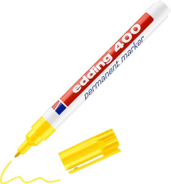 Edding permanent marker 400 1mm 400-5 gelb - Edding-400-5-4004764315819-04.jpg