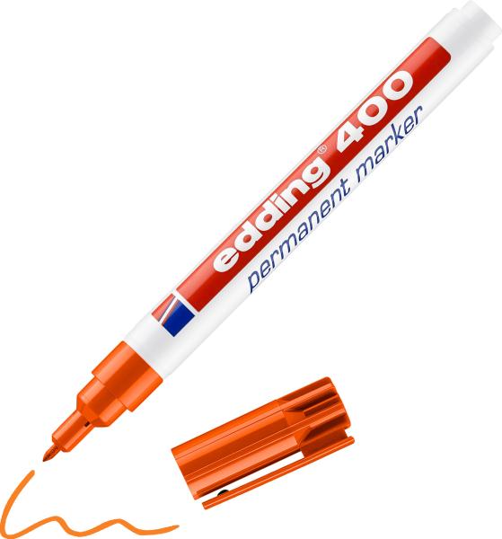 Edding permanent marker 400 1mm 400-6 orange - Edding-400-6-4004764315826-04.jpg