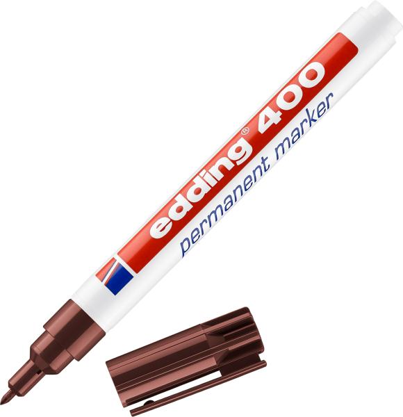 Edding permanent marker 400 1mm 400-7 braun - Edding-400-7-4004764315833-03.jpg