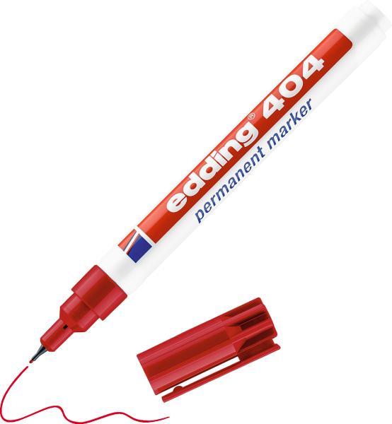Edding permanent marker 404 404-2 rot - Edding-404-2-4004764028351-04.jpg