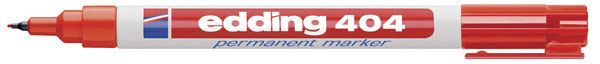 Edding permanent marker 404 404-2 rot - Edding-404-2-4004764028351