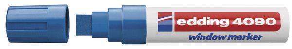 Edding windowmarker 4090 4-15mm 4090-3 blau - Edding-4090-3-4004764787760