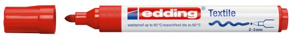 Edding textil-marker 4500 2-3mm 4500-2 rot - Edding-4500-2-4004764014309