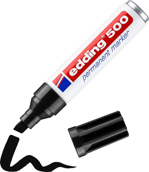 Edding permanent marker 500 2-7mm 500-1 schwarz - Edding-500-1-4004764329625-04.jpg