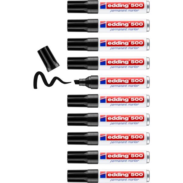 Edding permanent marker 500 2-7mm 500-1 schwarz - Edding-500-1-4004764329625-05.jpg