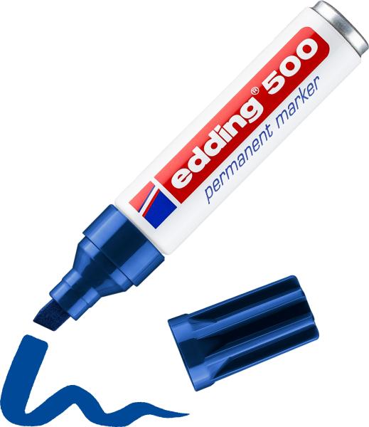 Edding permanent marker 500 2-7mm 500-3 blau - Edding-500-3-4004764329649-04.jpg