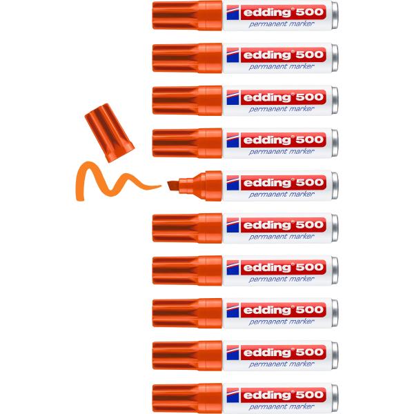 Edding permanent marker 500 2-7mm 500-6 orange - Edding-500-6-4004764373680-05.jpg