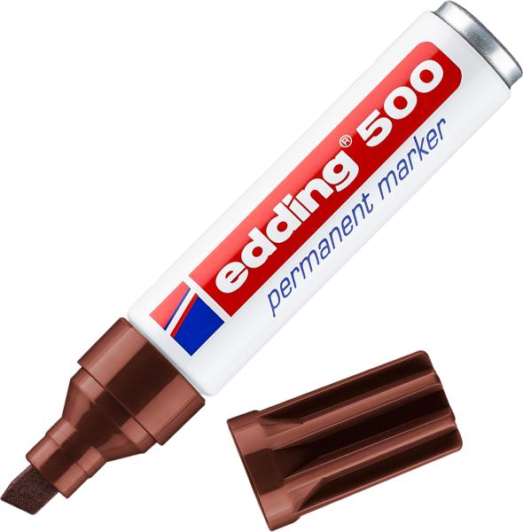 Edding permanent marker 500 2-7mm 500-7 braun - Edding-500-7-4004764373697-03.jpg