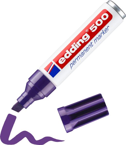 Edding permanent marker 500 2-7mm 500-8 violett - Edding-500-8-4004764373703-04.jpg