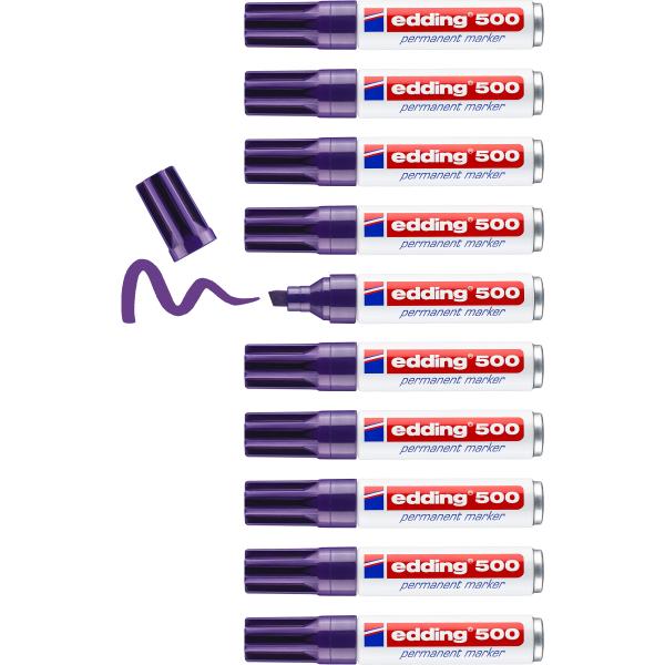 Edding permanent marker 500 2-7mm 500-8 violett - Edding-500-8-4004764373703-05.jpg