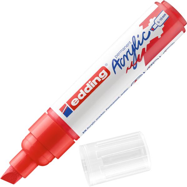 Edding acrylmarker 5000 5-10mm 5000-902 verkehrsrot sdm - Edding-5000-902-4057305026057-03.jpg