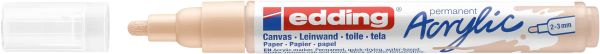 Edding acrylmarker 5100 2-3mm 5100-255 warmbeige - Edding-5100-255-4057305027344