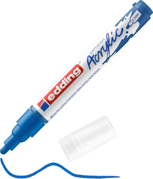 Edding acrylmarker 5100 2-3mm 5100-903 enzianblau sdm - Edding-5100-903-4057305027016-03.jpg