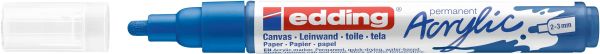 Edding acrylmarker 5100 2-3mm 5100-903 enzianblau sdm - Edding-5100-903-4057305027016
