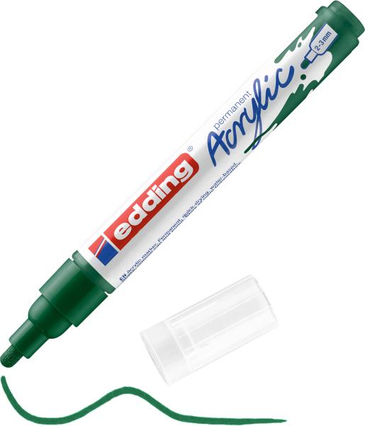 Edding acrylmarker 5100 2-3mm 5100-904 moosgrün sdm - Edding-5100-904-4057305026927-03.jpg