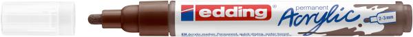 Edding acrylmarker 5100 2-3mm 5100-907 schokobraun sdm - Edding-5100-907-4057305027221-02.jpg