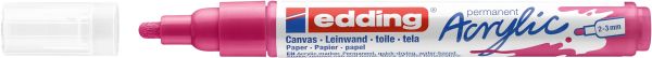 Edding acrylmarker 5100 2-3mm 5100-909 telemagenta sdm - Edding-5100-909-4057305027108