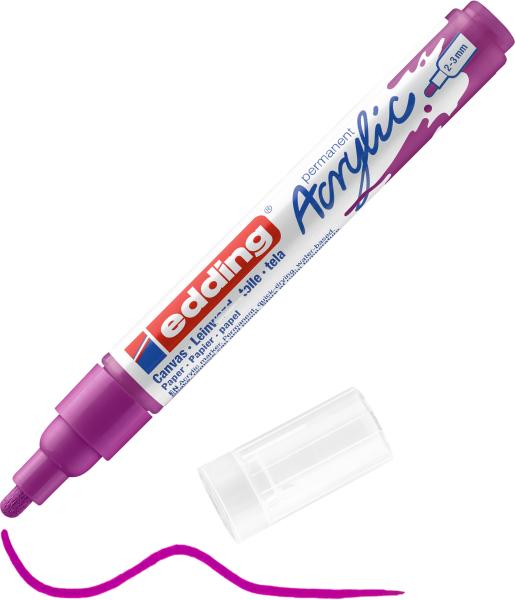 Edding acrylmarker 5100 2-3mm 5100-910 beere sdm - Edding-5100-910-4057305027139-03.jpg